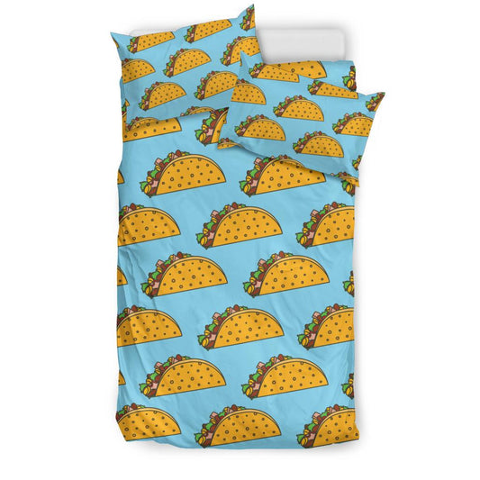 Taco Pattern Print Design TC03 Duvet Cover Bedding Set-JORJUNE.COM