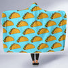 Taco Pattern Print Design TC03 Hooded Blanket-JORJUNE.COM