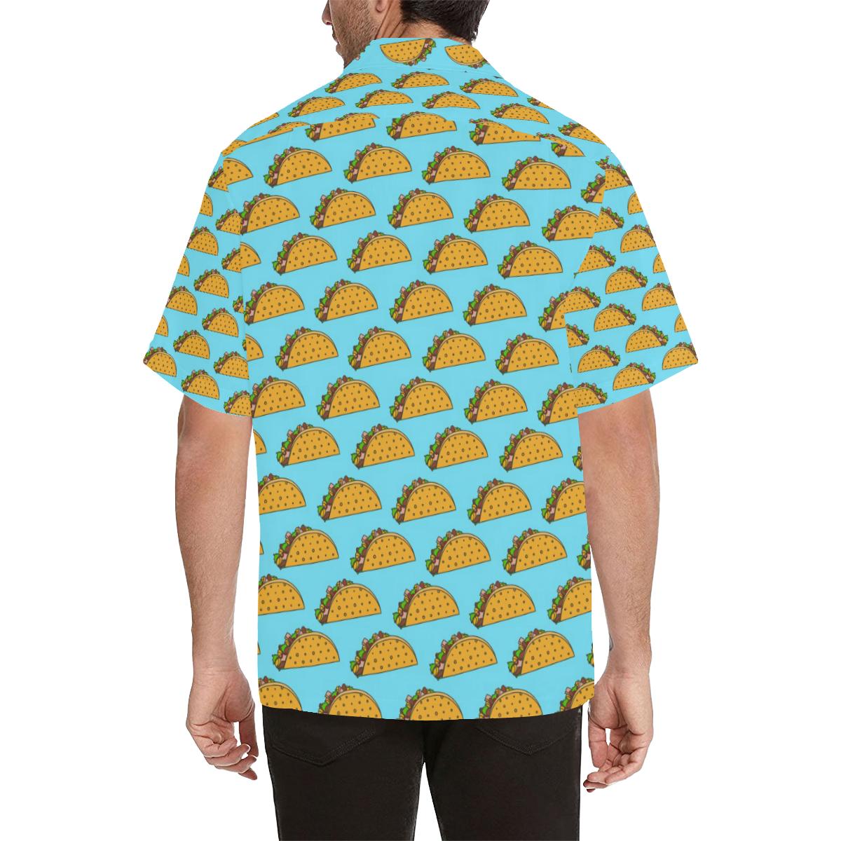 Taco Pattern Print Design TC03 Men Hawaiian Shirt-JorJune