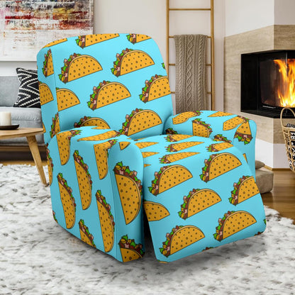 Taco Pattern Print Design TC03 Recliner Slipcover-JORJUNE.COM
