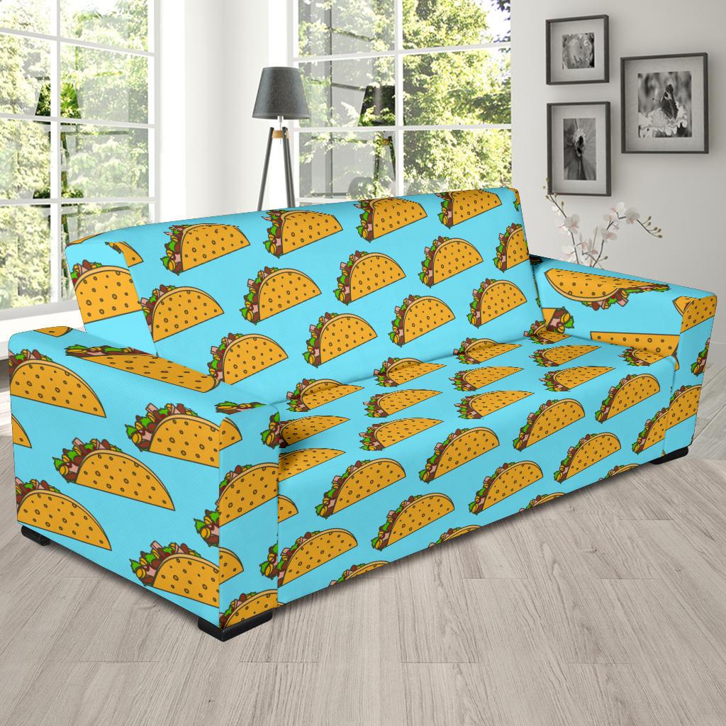 Taco Pattern Print Design TC03 Sofa Slipcover-JORJUNE.COM
