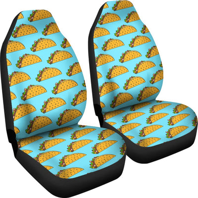 Taco Pattern Print Design TC03 Universal Fit Car Seat Covers-JorJune