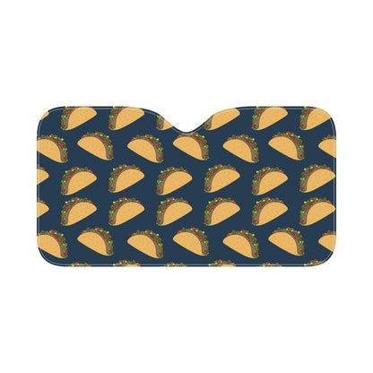 Taco Pattern Print Design TC04 Car Sun Shade-JorJune