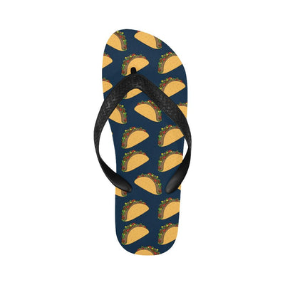 Taco Pattern Print Design TC04 Flip Flops-JorJune