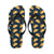 Taco Pattern Print Design TC04 Flip Flops-JorJune