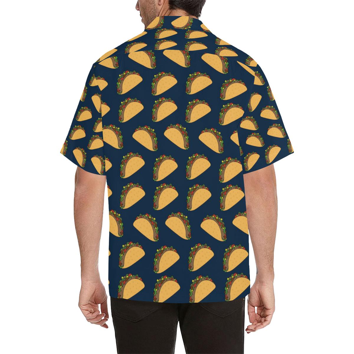 Taco Pattern Print Design TC04 Men Hawaiian Shirt-JorJune