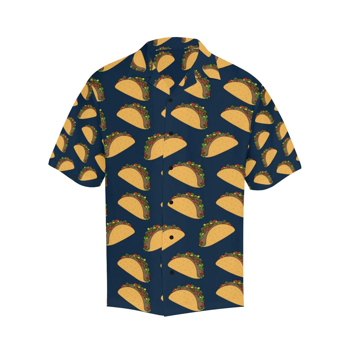 Taco Pattern Print Design TC04 Men Hawaiian Shirt-JorJune