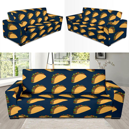 Taco Pattern Print Design TC04 Sofa Slipcover-JORJUNE.COM