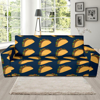 Taco Pattern Print Design TC04 Sofa Slipcover-JORJUNE.COM