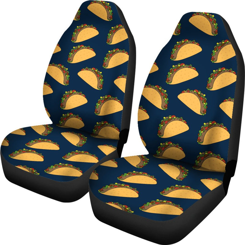 Taco Pattern Print Design TC04 Universal Fit Car Seat Covers-JorJune