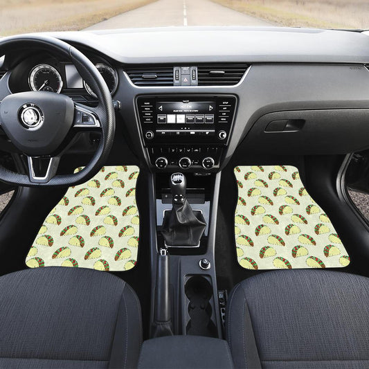 Taco Pattern Print Design TC05 Car Floor Mats-JORJUNE.COM