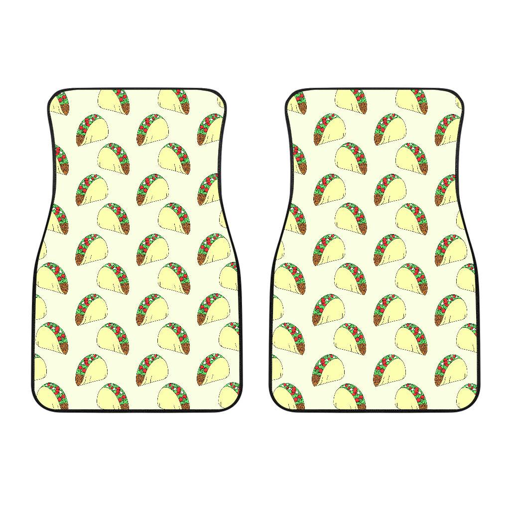 Taco Pattern Print Design TC05 Car Floor Mats-JORJUNE.COM