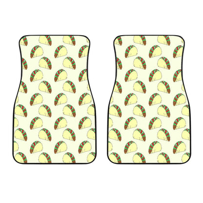 Taco Pattern Print Design TC05 Car Floor Mats-JORJUNE.COM