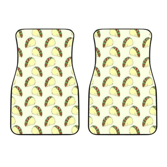 Taco Pattern Print Design TC05 Car Floor Mats-JORJUNE.COM