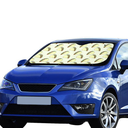 Taco Pattern Print Design TC05 Car Sun Shade-JorJune