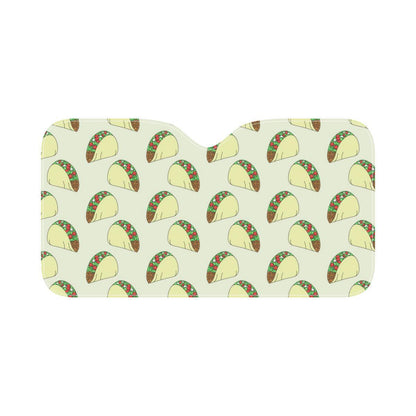 Taco Pattern Print Design TC05 Car Sun Shade-JorJune