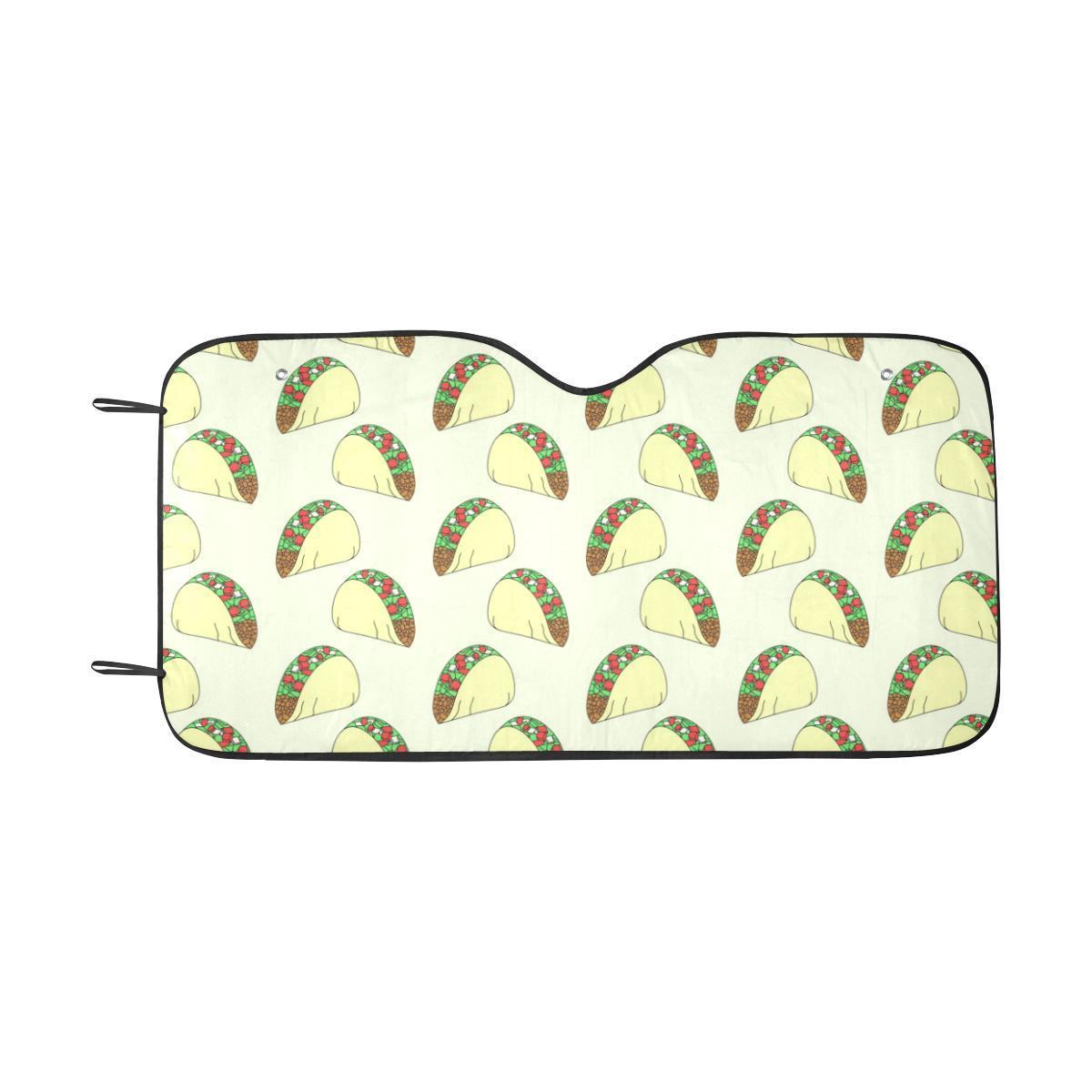 Taco Pattern Print Design TC05 Car Sun Shade-JorJune