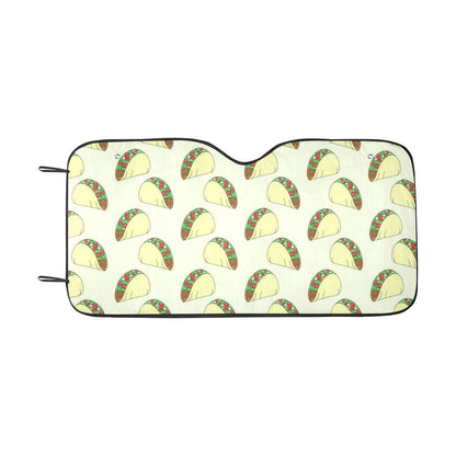 Taco Pattern Print Design TC05 Car Sun Shade-JorJune