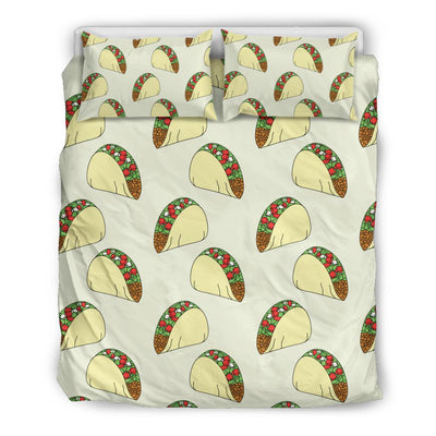 Taco Pattern Print Design TC05 Duvet Cover Bedding Set-JORJUNE.COM