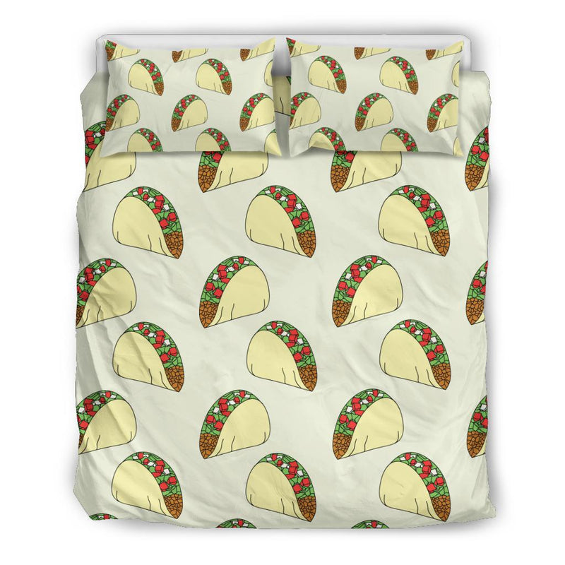 Taco Pattern Print Design TC05 Duvet Cover Bedding Set-JORJUNE.COM