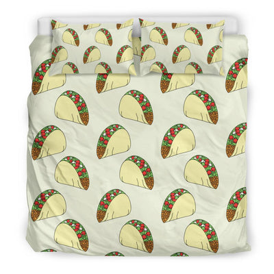 Taco Pattern Print Design TC05 Duvet Cover Bedding Set-JORJUNE.COM