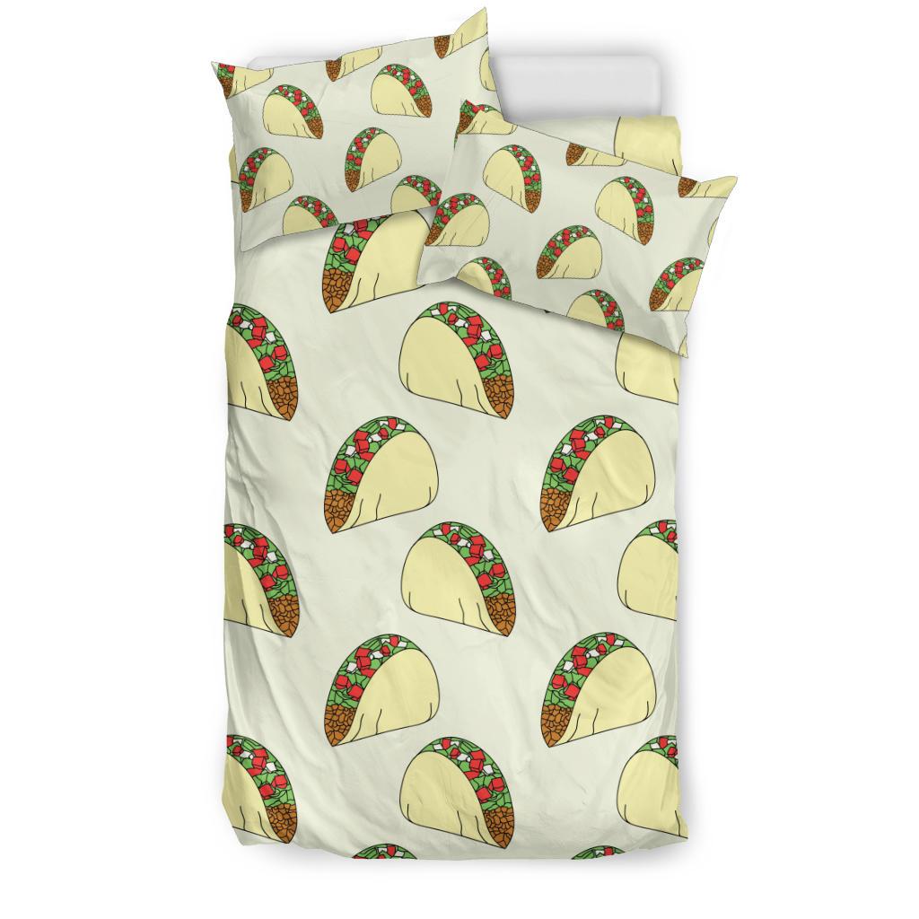 Taco Pattern Print Design TC05 Duvet Cover Bedding Set-JORJUNE.COM