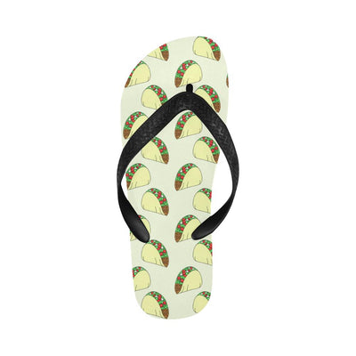 Taco Pattern Print Design TC05 Flip Flops-JorJune