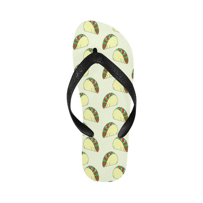 Taco Pattern Print Design TC05 Flip Flops-JorJune