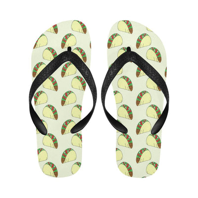 Taco Pattern Print Design TC05 Flip Flops-JorJune