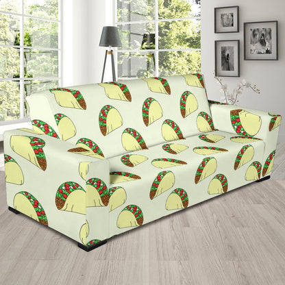 Taco Pattern Print Design TC05 Sofa Slipcover-JORJUNE.COM