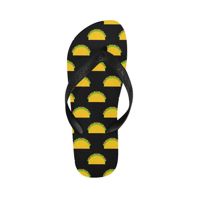 Taco Pattern Print Design TC06 Flip Flops-JorJune