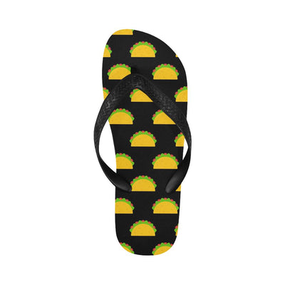 Taco Pattern Print Design TC06 Flip Flops-JorJune