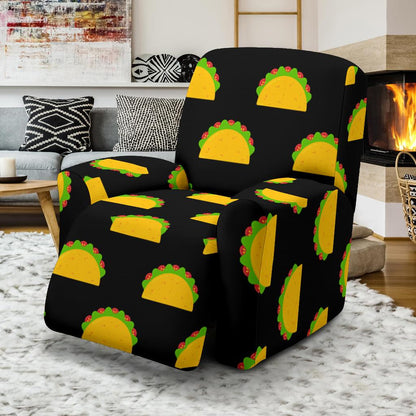 Taco Pattern Print Design TC06 Recliner Slipcover-JORJUNE.COM