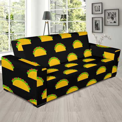 Taco Pattern Print Design TC06 Sofa Slipcover-JORJUNE.COM