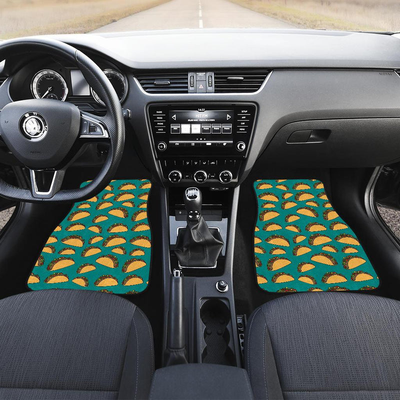 Taco Pattern Print Design TC07 Car Floor Mats-JORJUNE.COM