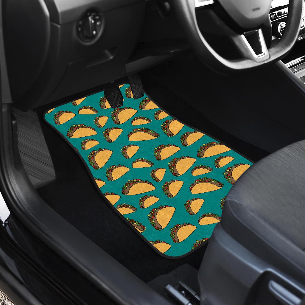 Taco Pattern Print Design TC07 Car Floor Mats-JORJUNE.COM