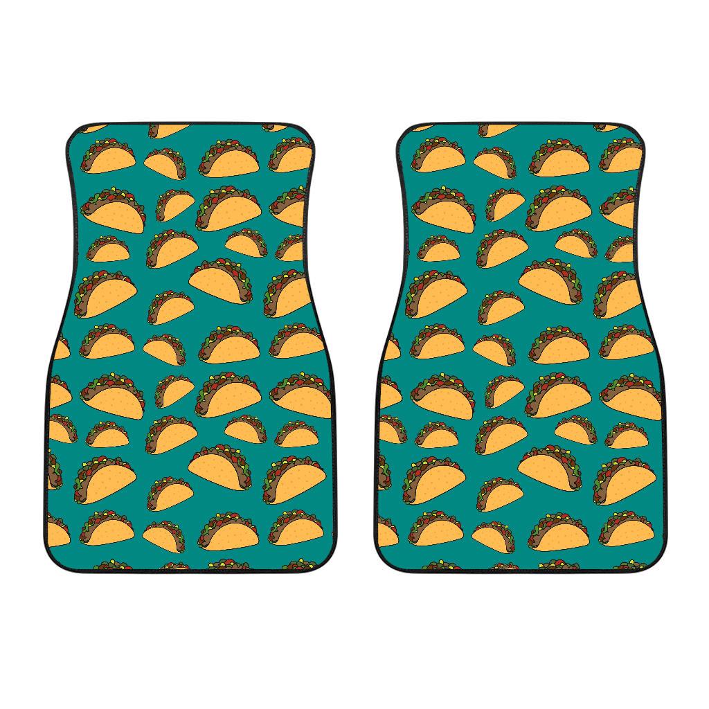 Taco Pattern Print Design TC07 Car Floor Mats-JORJUNE.COM