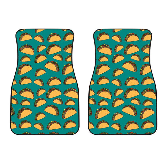 Taco Pattern Print Design TC07 Car Floor Mats-JORJUNE.COM