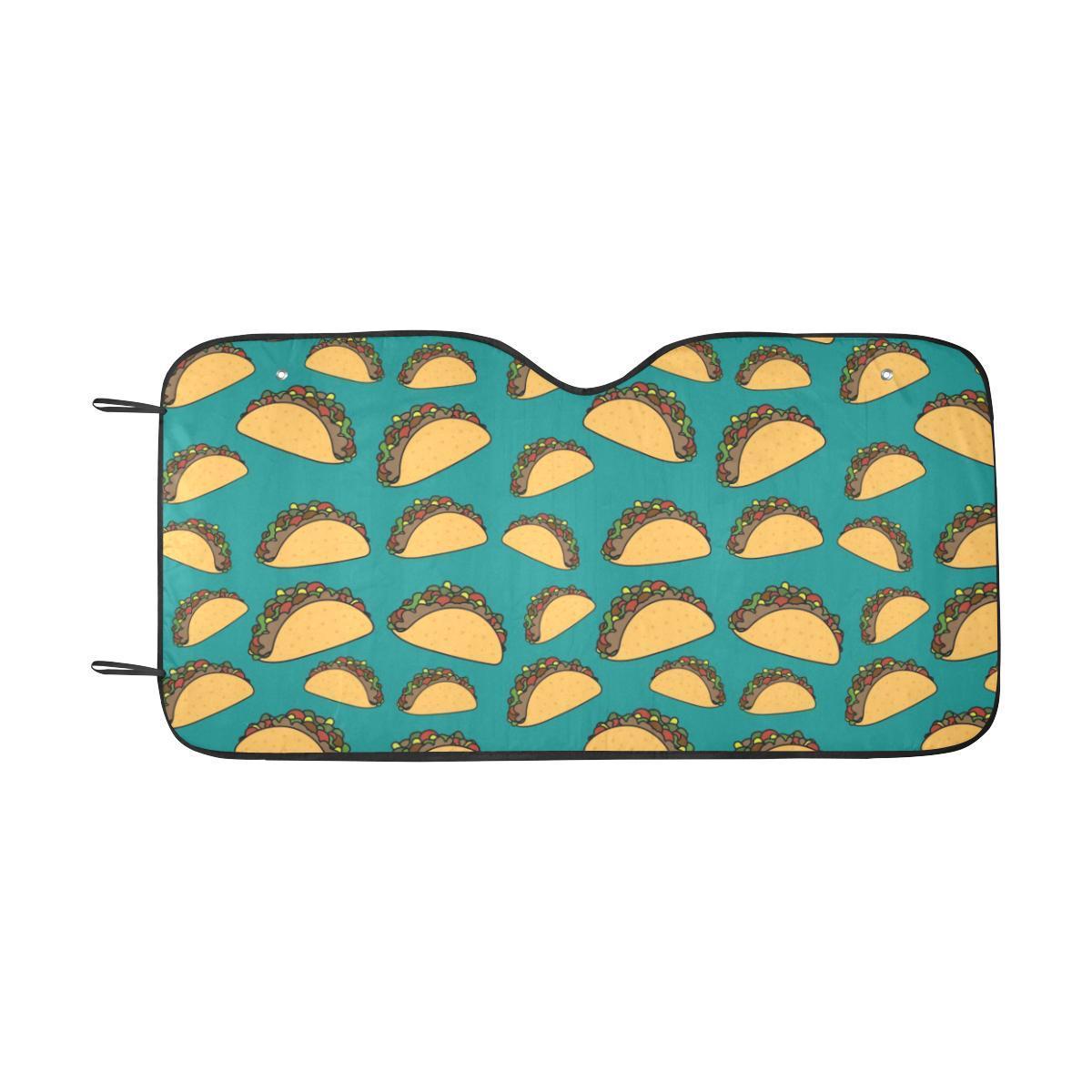 Taco Pattern Print Design TC07 Car Sun Shade-JorJune