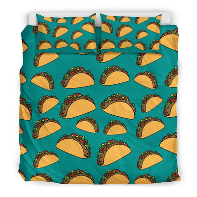 Taco Pattern Print Design TC07 Duvet Cover Bedding Set-JORJUNE.COM