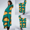 Taco Pattern Print Design TC07 Hooded Blanket-JORJUNE.COM