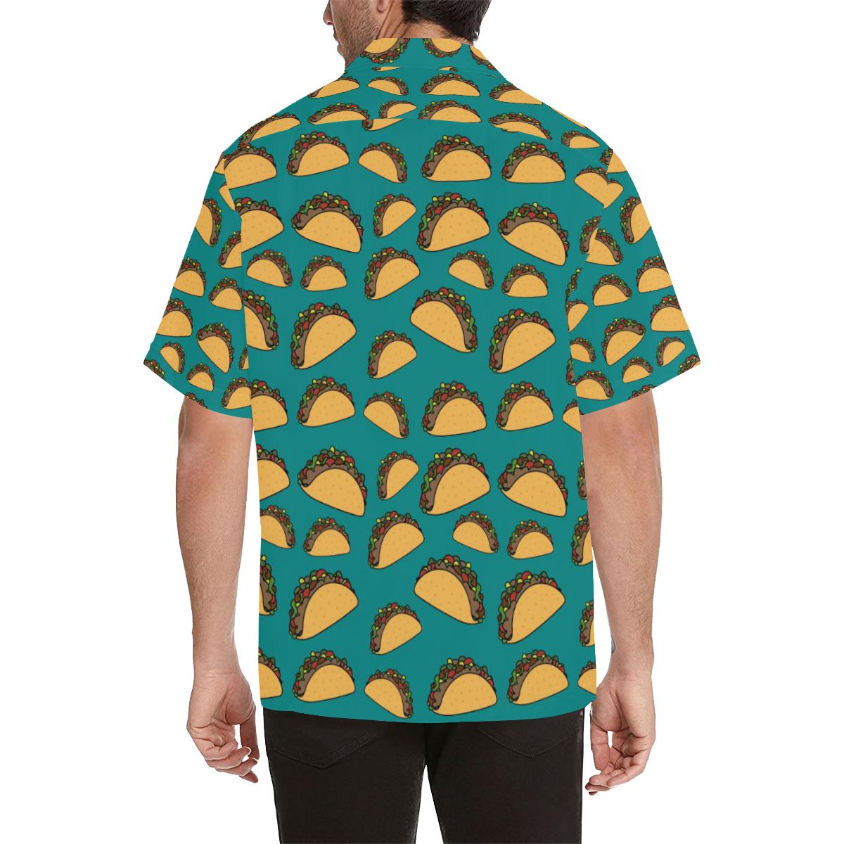 Taco Pattern Print Design TC07 Men Hawaiian Shirt-JorJune