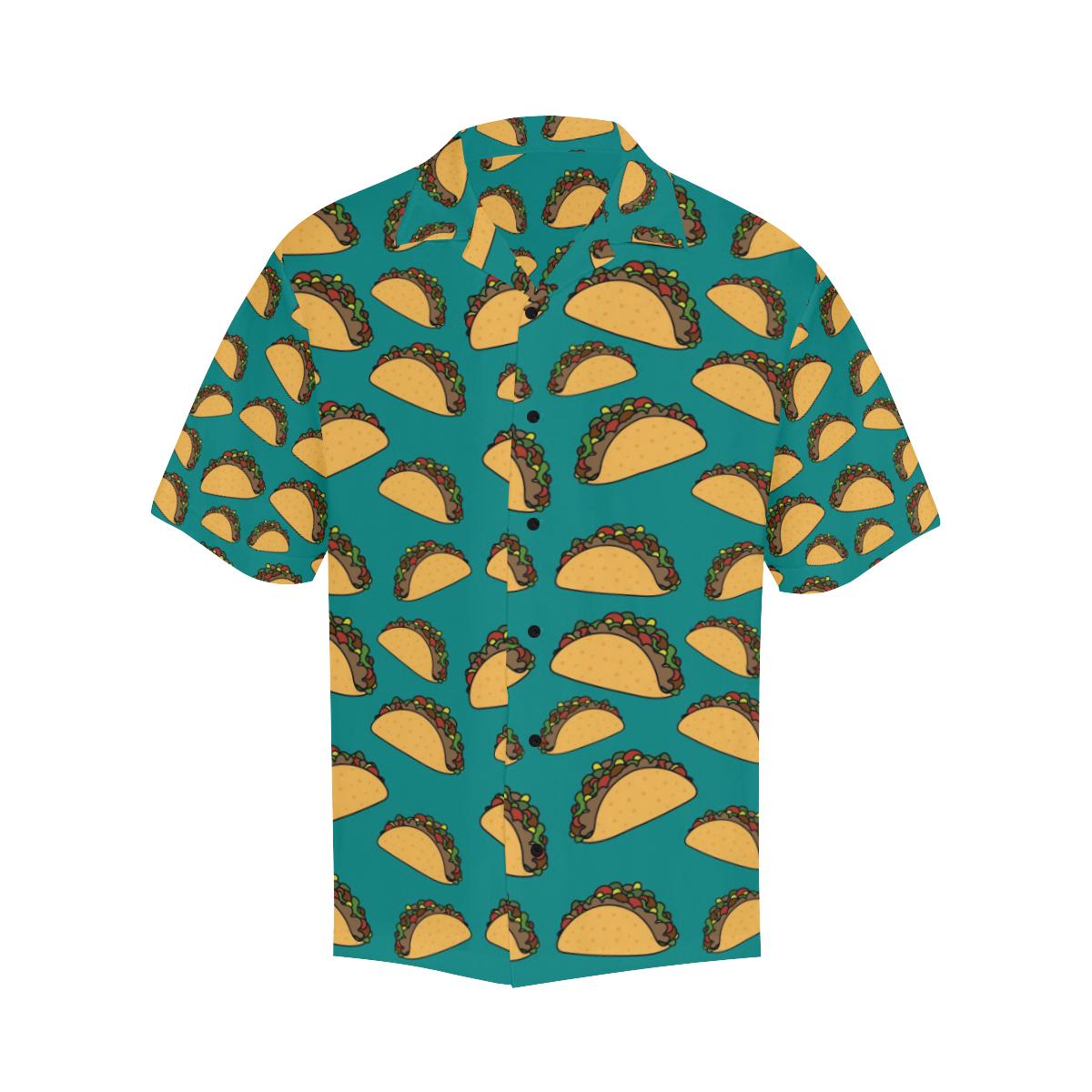 Taco Pattern Print Design TC07 Men Hawaiian Shirt-JorJune