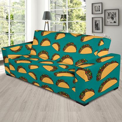 Taco Pattern Print Design TC07 Sofa Slipcover-JORJUNE.COM