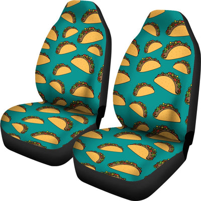 Taco Pattern Print Design TC07 Universal Fit Car Seat Covers-JorJune