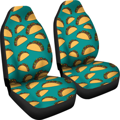 Taco Pattern Print Design TC07 Universal Fit Car Seat Covers-JorJune