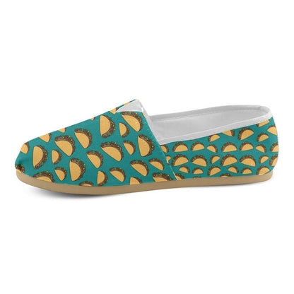 Taco Pattern Print Design TC07 Women Casual Shoes-JorJune.com