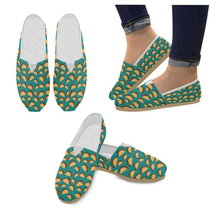 Taco Pattern Print Design TC07 Women Casual Shoes-JorJune.com