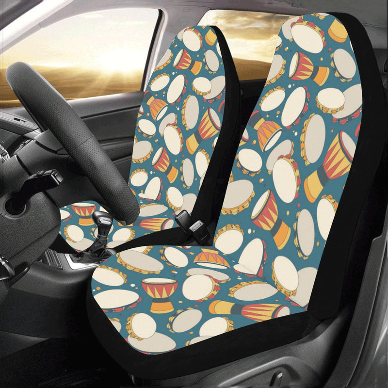 Tambourine Pattern Print Design 01 Car Seat Covers (Set of 2)-JORJUNE.COM