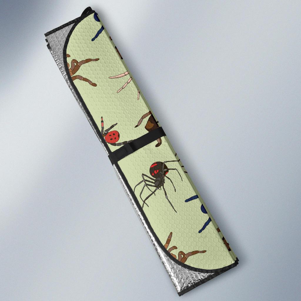 Tarantula Pattern Print Design 02 Car Sun Shades-JORJUNE.COM